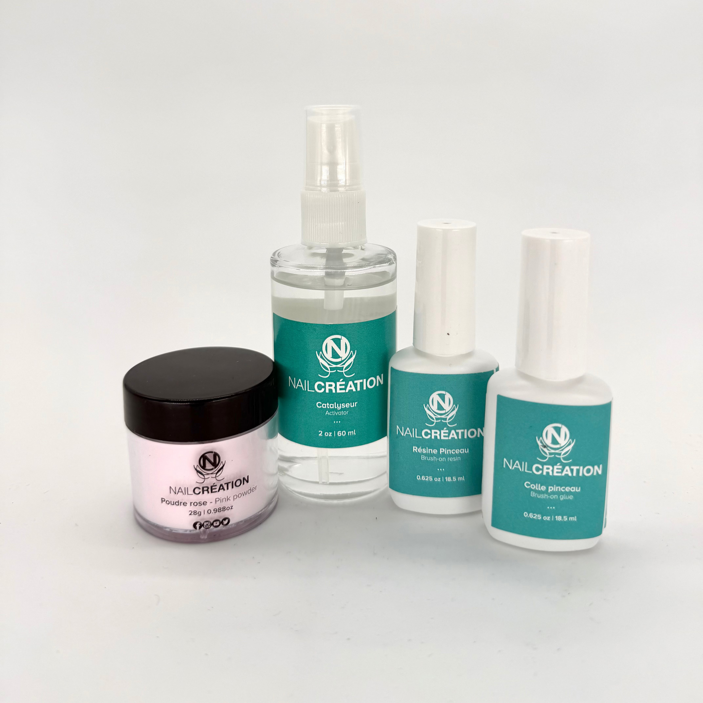 Délicatement belle (ensemble résine et poudre)