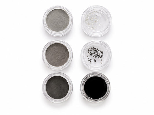 Ensemble de poudre nuance de gris