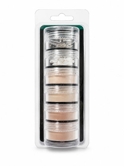 Beige shade Powder Set