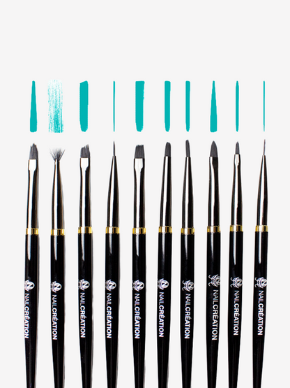 Set of 10 Luxury Brushes